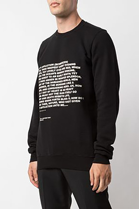 R Lettering Printed Sweatshirts