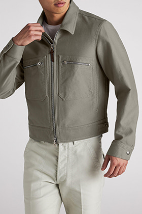 TF Cotton Zipped Jacket
